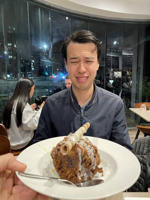 Fried icecream, Friday — Arrival
