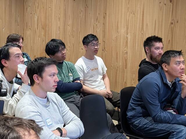 Audience, Saturday — Talks
