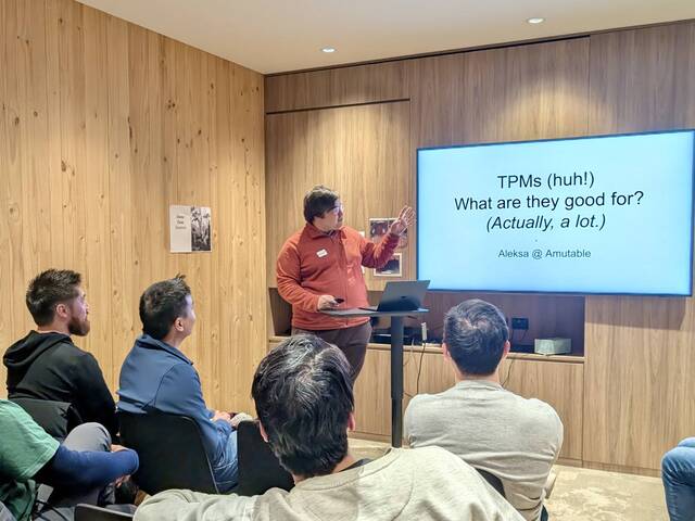 Presenting aleksa, Saturday — Talks