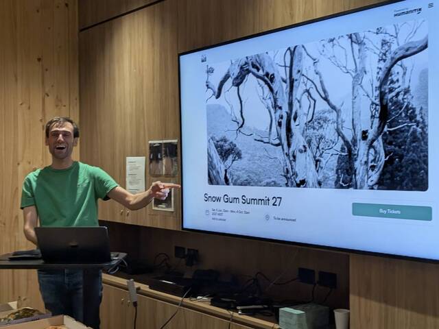 Presenting evan, Saturday — Talks