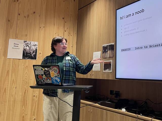Presenting jamie, Saturday — Talks