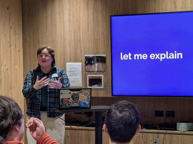 Presenting jamie, Saturday — Talks