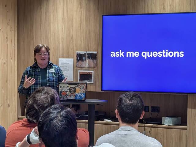 Presenting jamie, Saturday — Talks